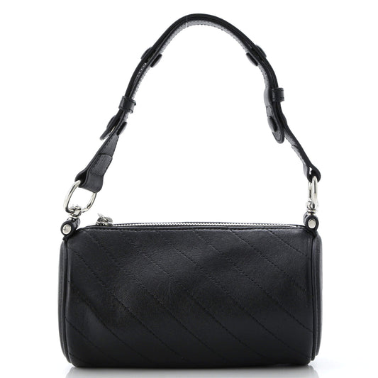 Blondie Shoulder Bag Diagonal Quilted Leather Mini