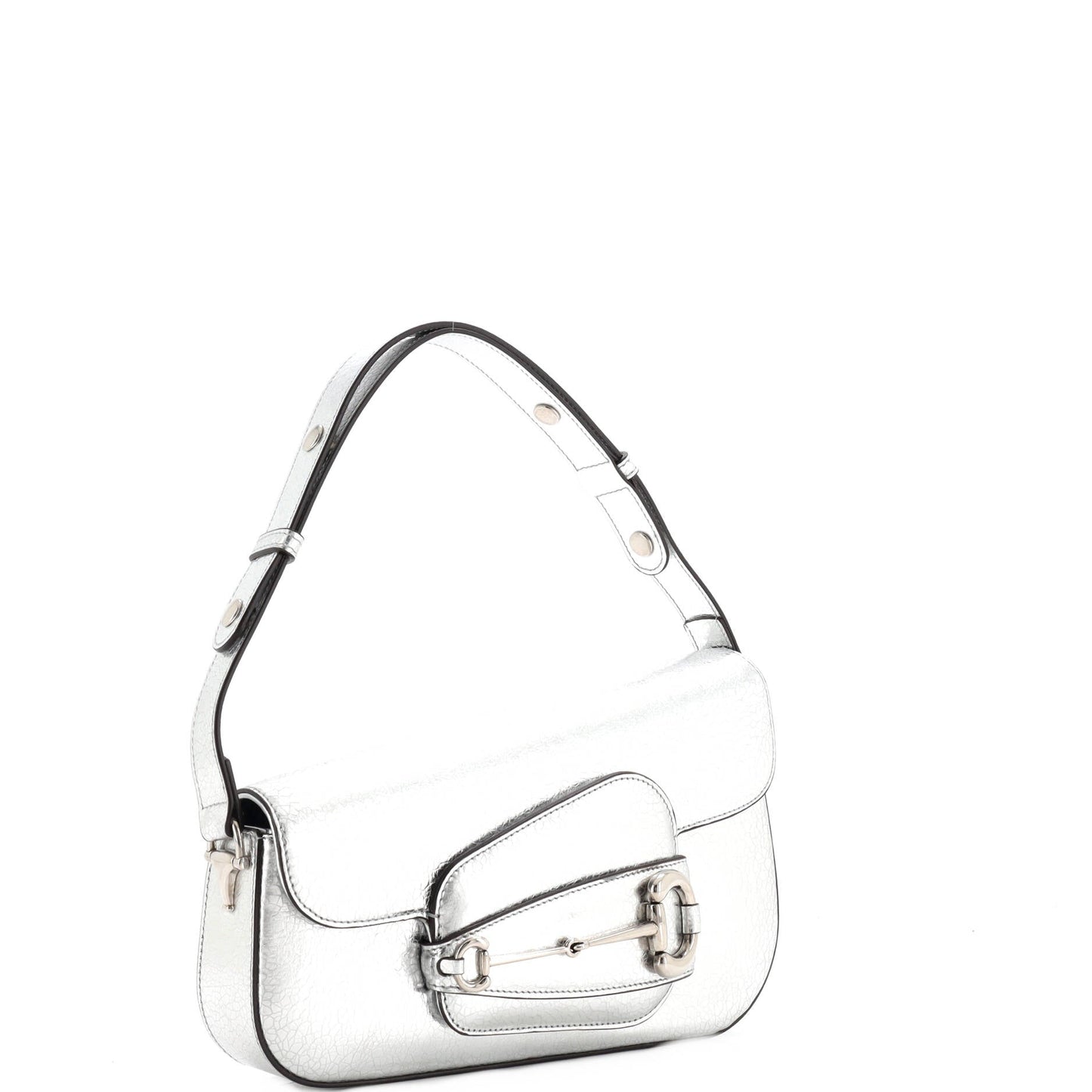 Horsebit 1955 Asymmetric Shoulder Bag Leather Small
