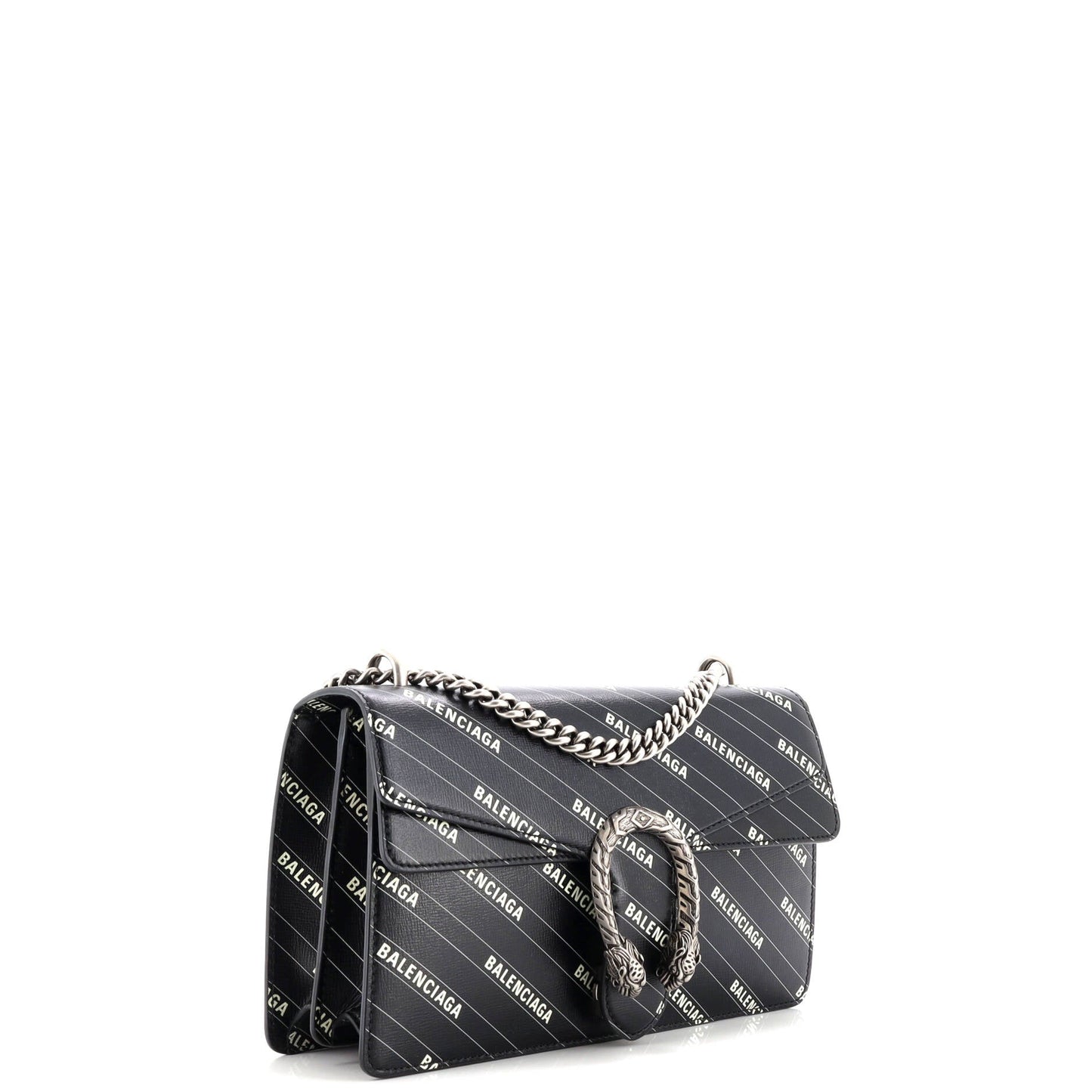 x Balenciaga The Hacker Project Dionysus Bag Logo Printed Leather Small