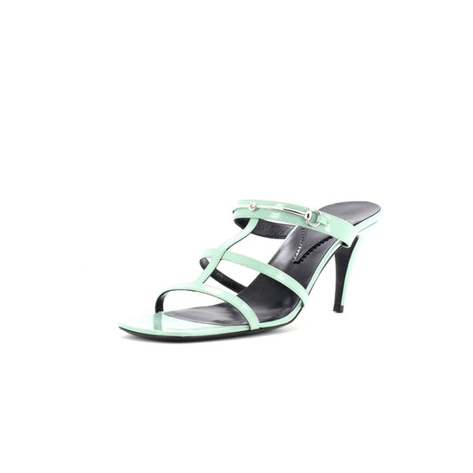 Women's Horsebit Cage Heeled Sandals Leather