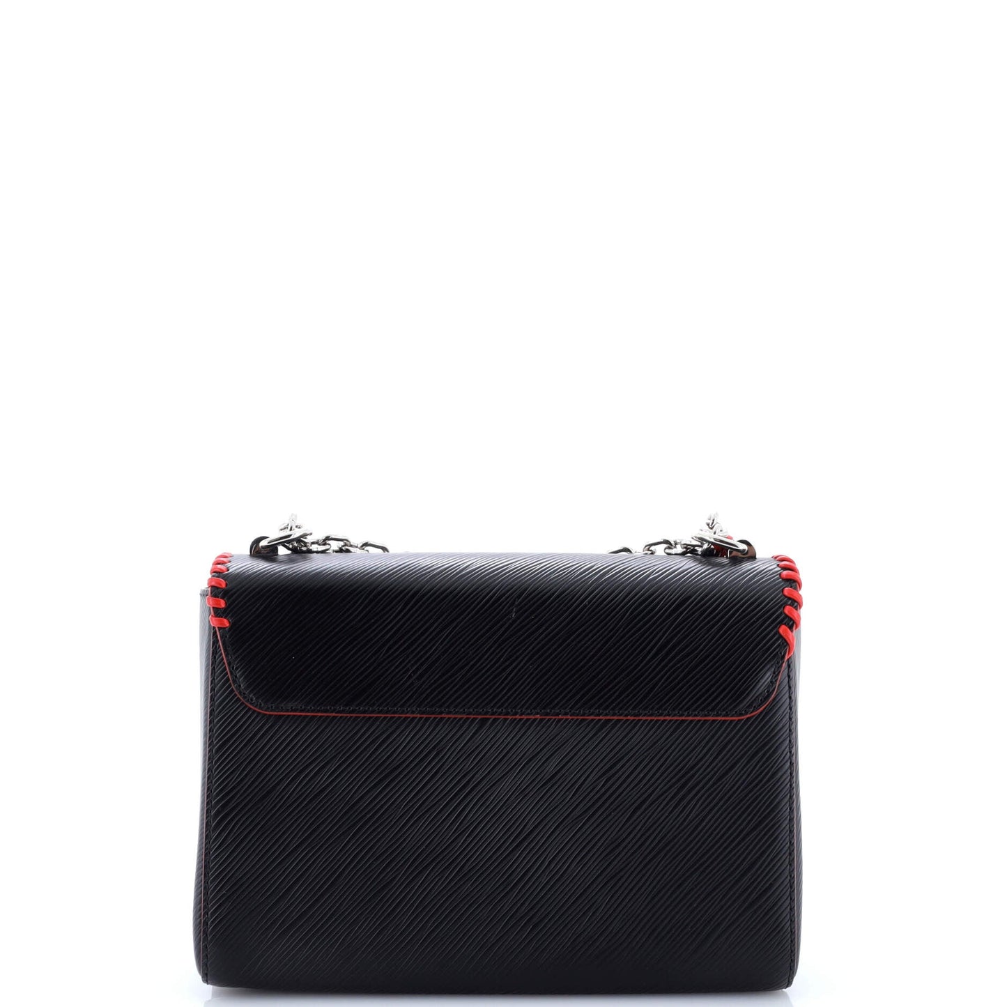 Twist Handbag Limited Edition Flower Embellished Epi Leather with Whipstitch Details MM