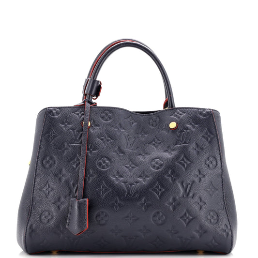 Montaigne Handbag Monogram Empreinte Leather MM