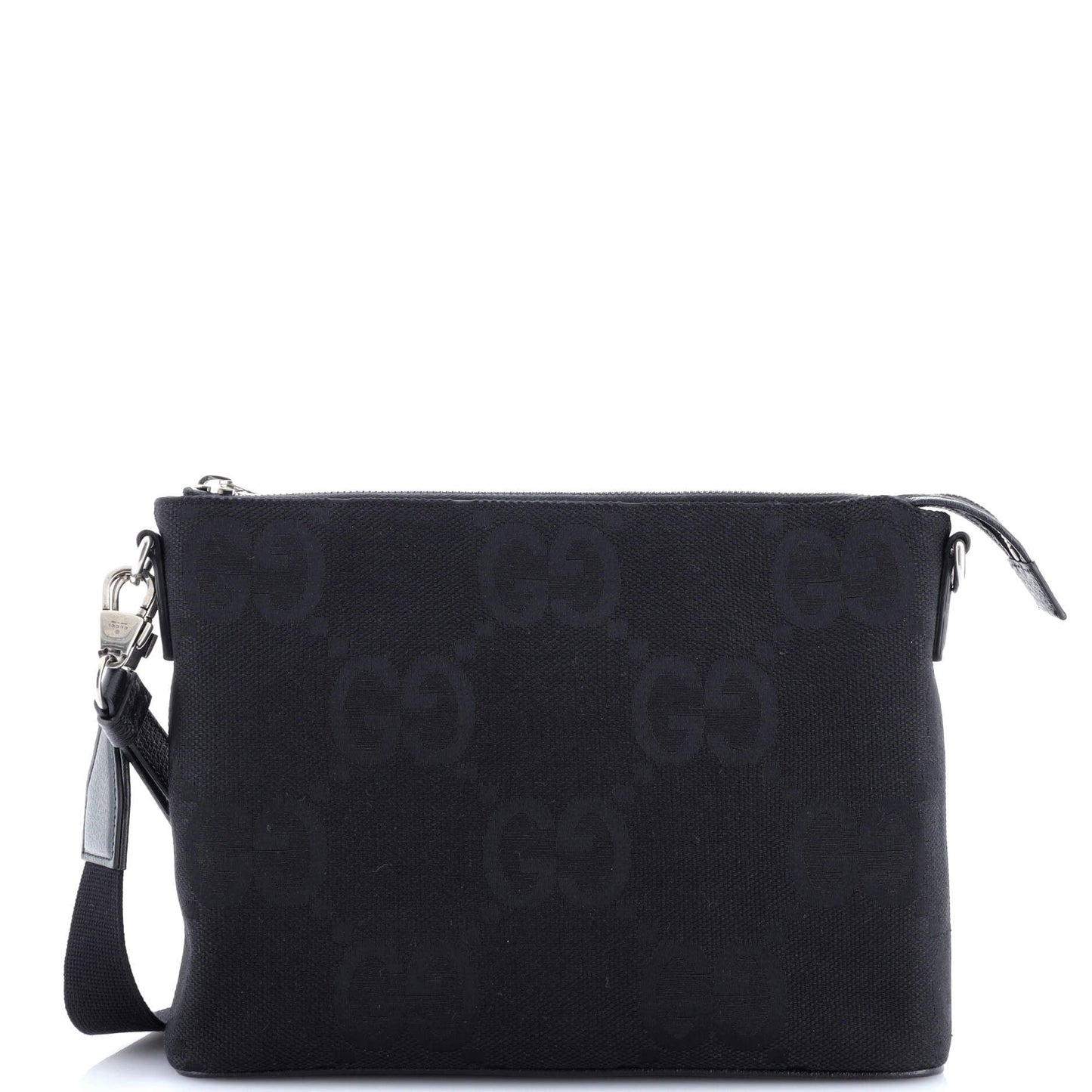 Zip Messenger Bag Jumbo GG Canvas