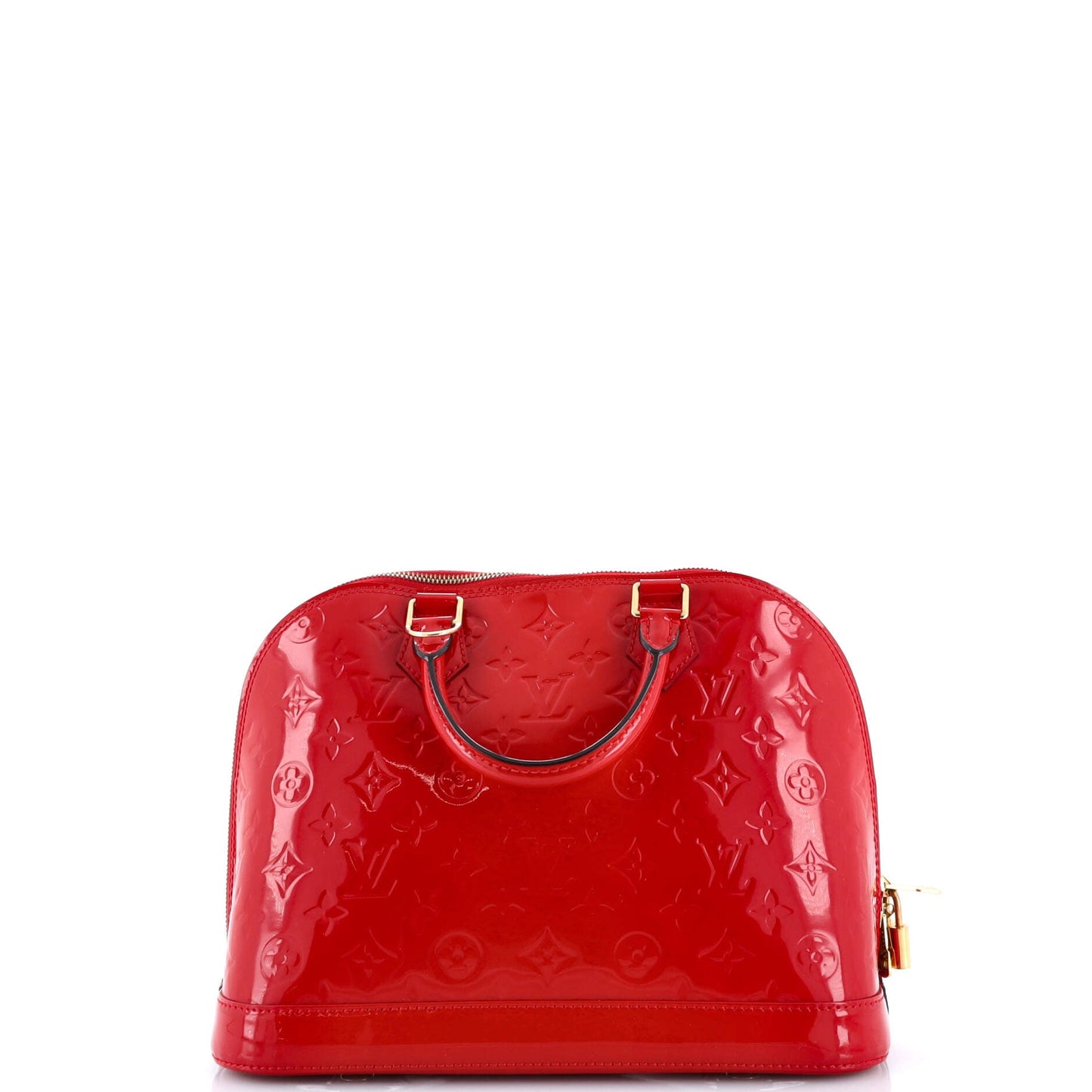 Alma Handbag Monogram Vernis PM