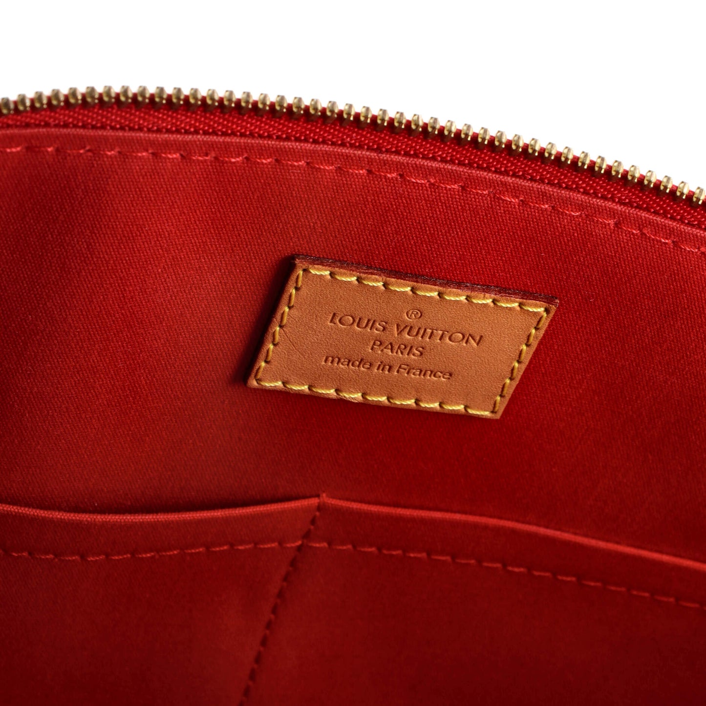 Alma Handbag Monogram Vernis PM