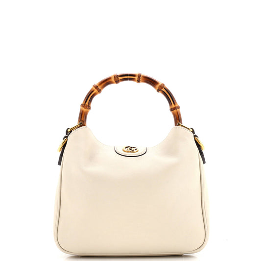 Diana NM Bamboo Shoulder Bag Leather Small