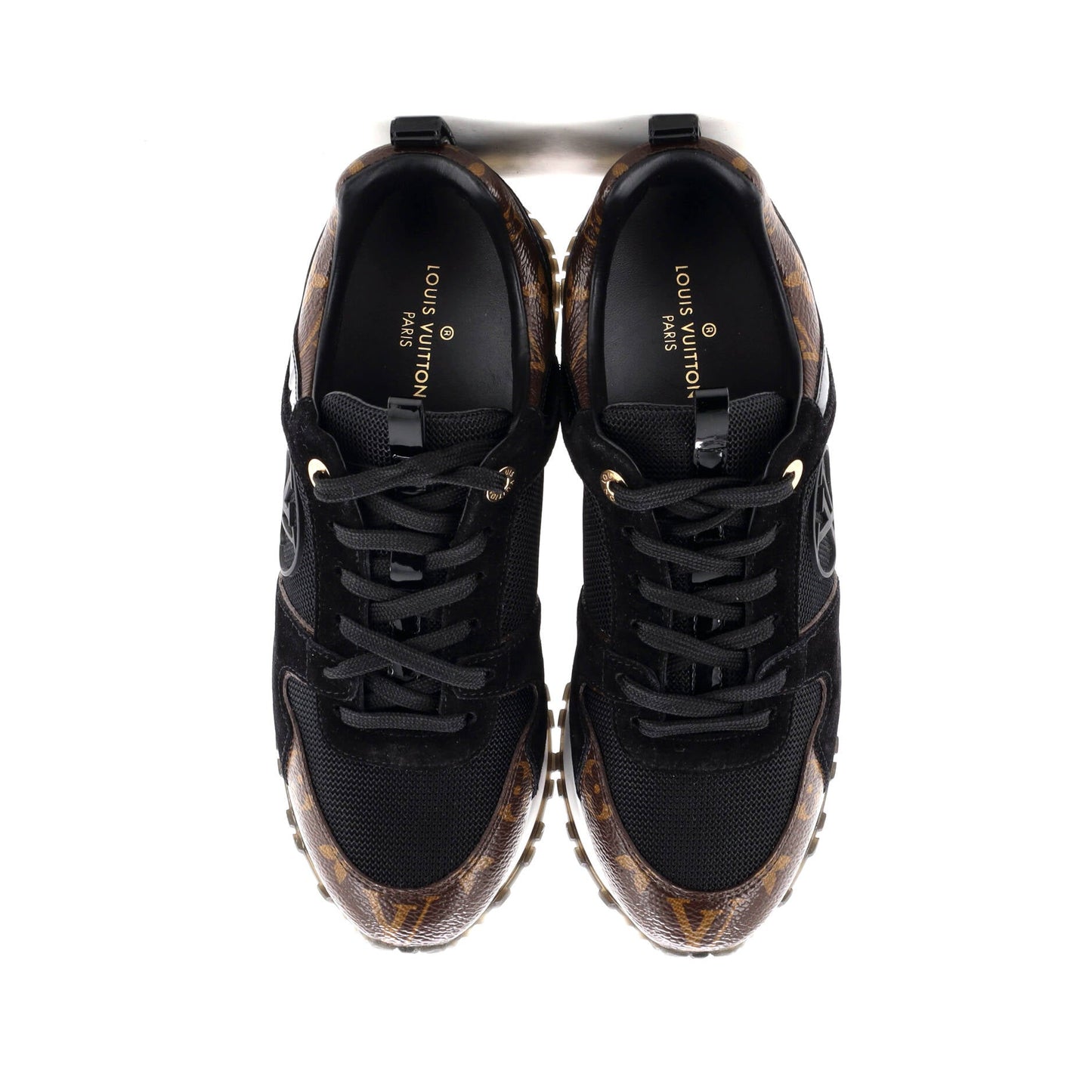 Women's Run Away Sneakers Mesh with Monogram Canvas and Suede