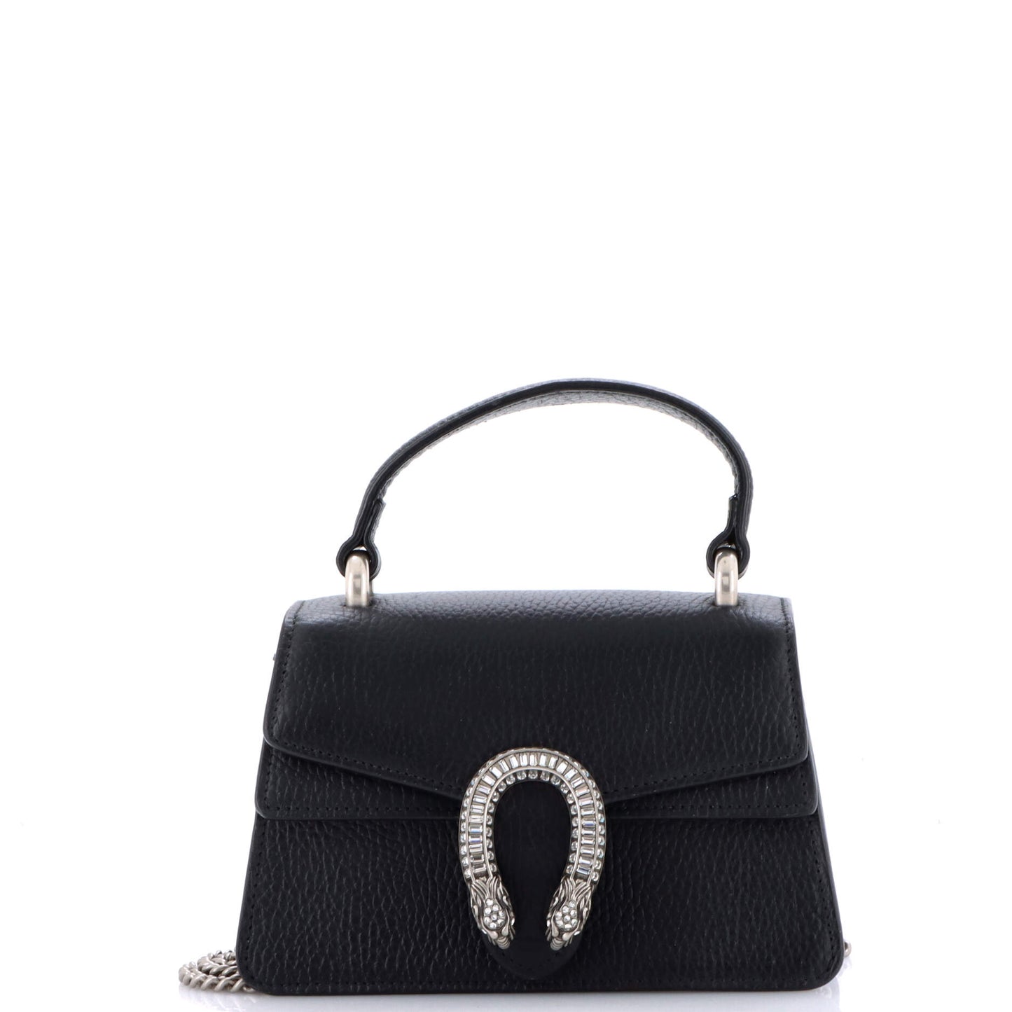 Dionysus Top Handle Bag Leather with Crystals Mini