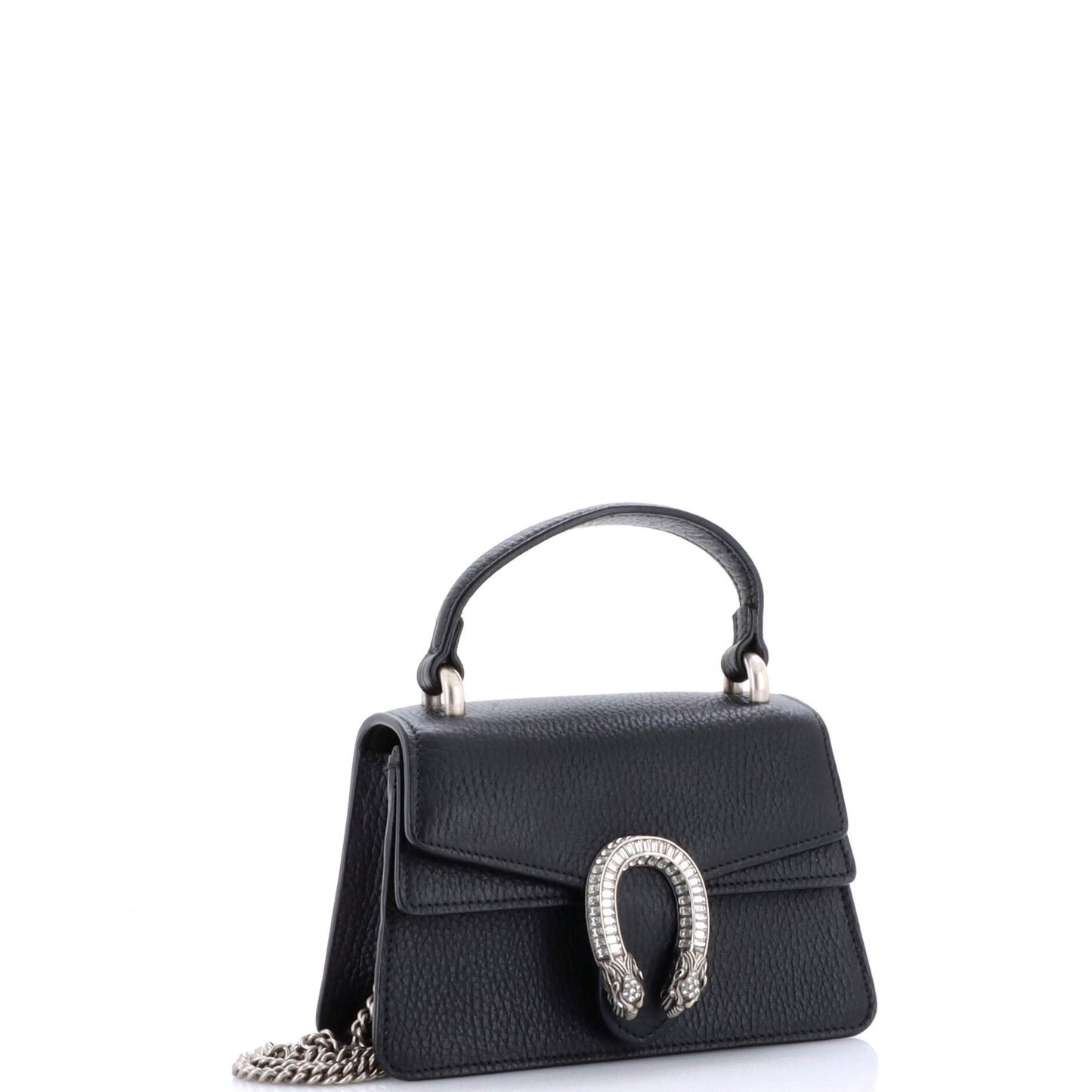 Dionysus Top Handle Bag Leather with Crystals Mini