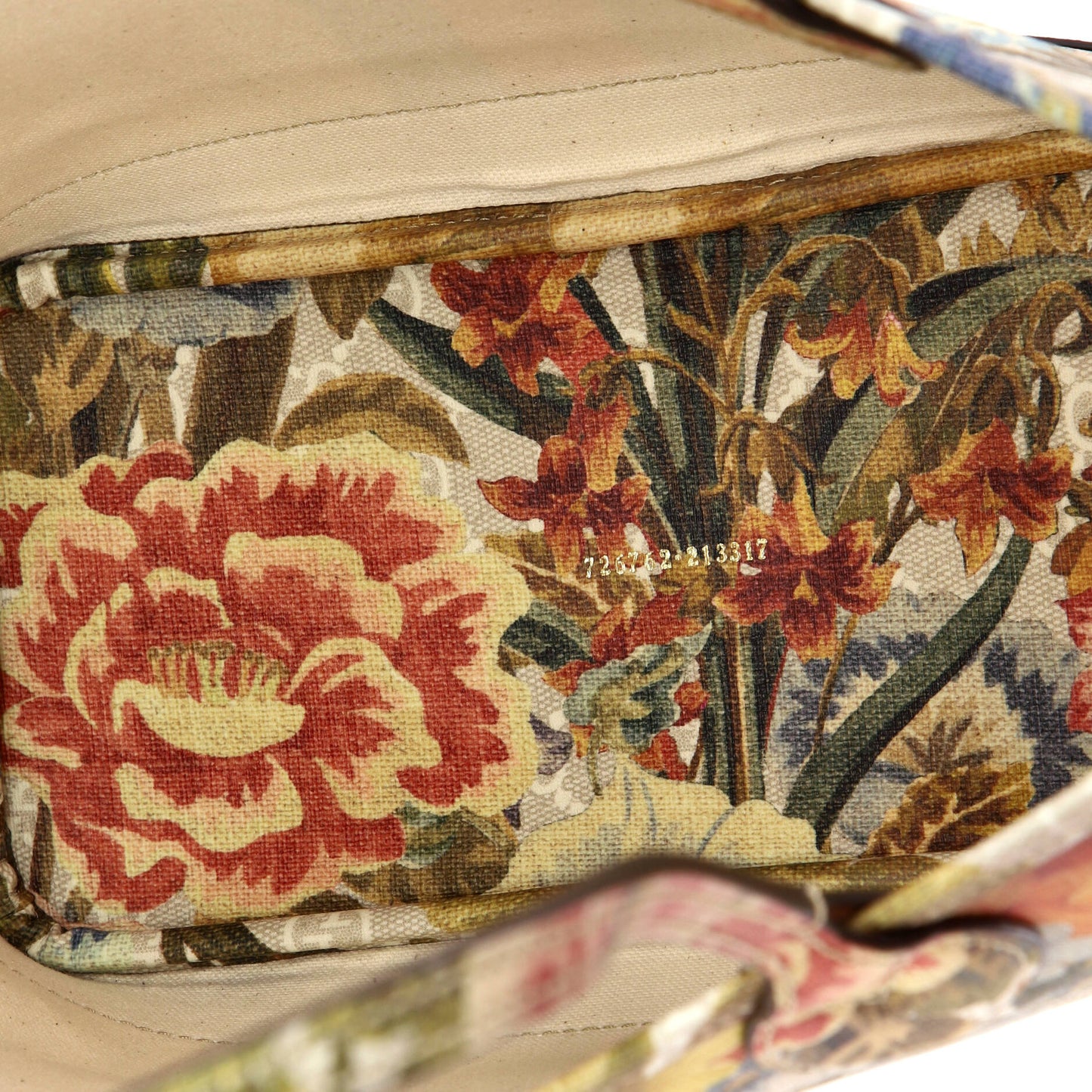 Ophidia Tote Water Flora GG Coated Canvas Medium