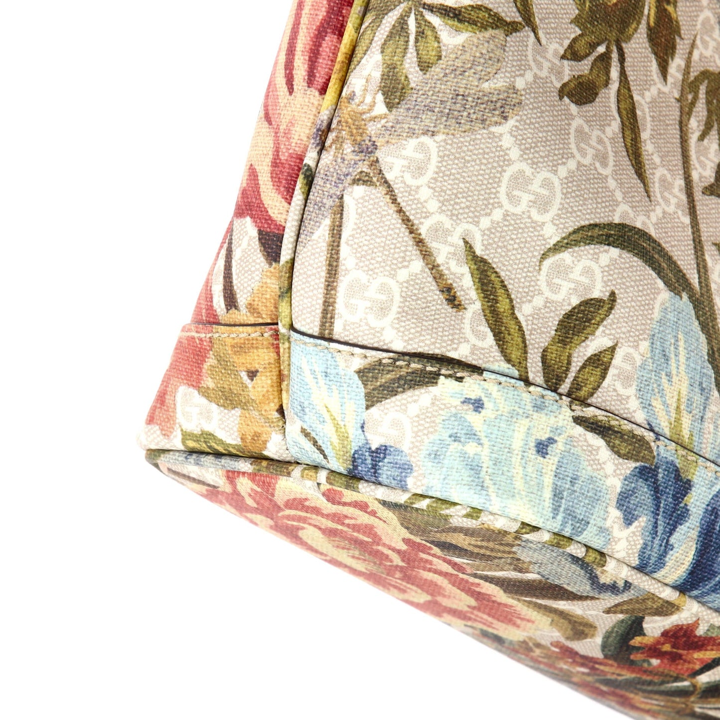 Ophidia Tote Water Flora GG Coated Canvas Medium