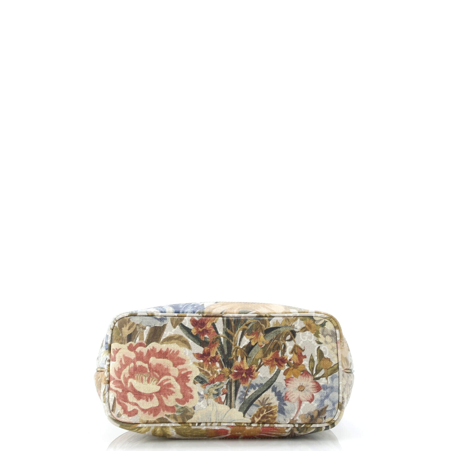 Ophidia Tote Water Flora GG Coated Canvas Medium