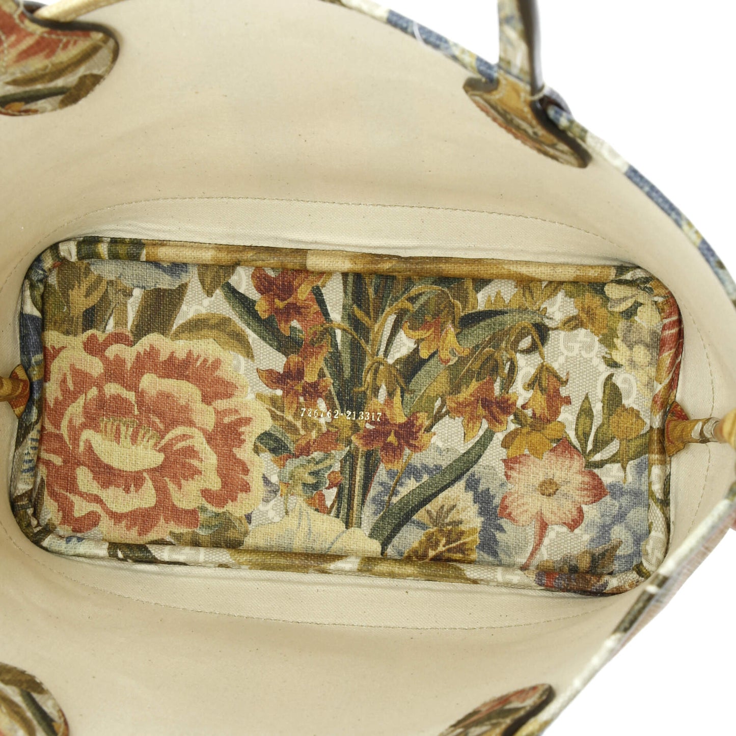 Ophidia Tote Water Flora GG Coated Canvas Medium