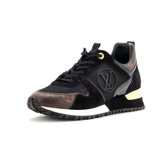 Women's Run Away Sneakers Mesh with Monogram Canvas and Suede