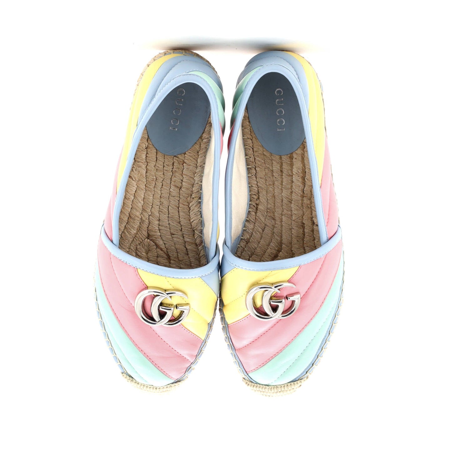 Women's GG Marmont Espadrilles Matelasse Leather
