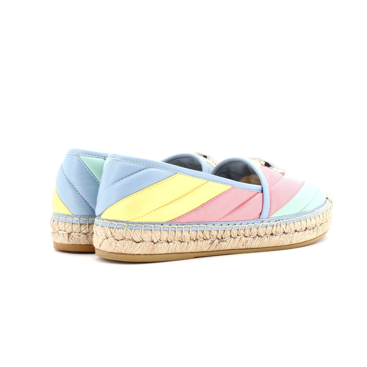 Women's GG Marmont Espadrilles Matelasse Leather