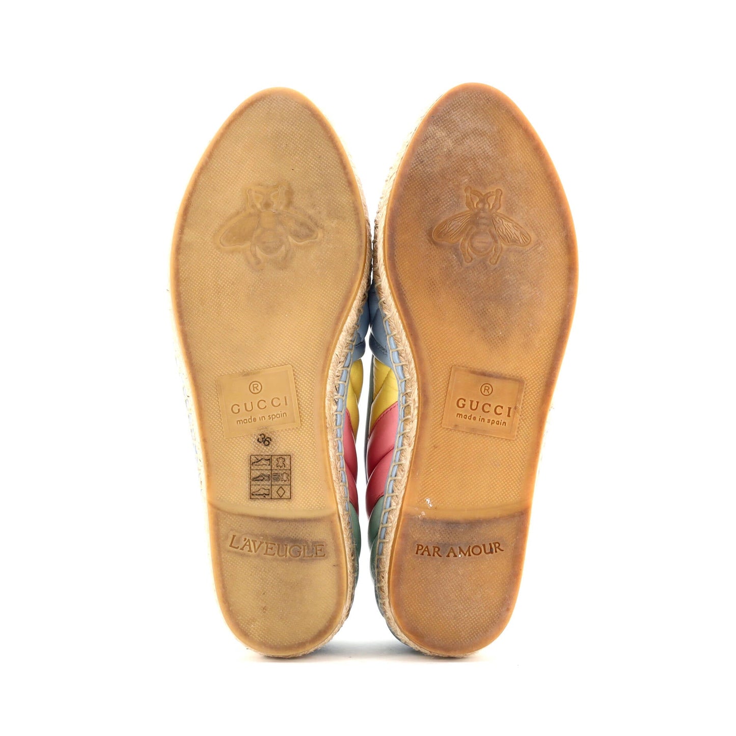 Women's GG Marmont Espadrilles Matelasse Leather