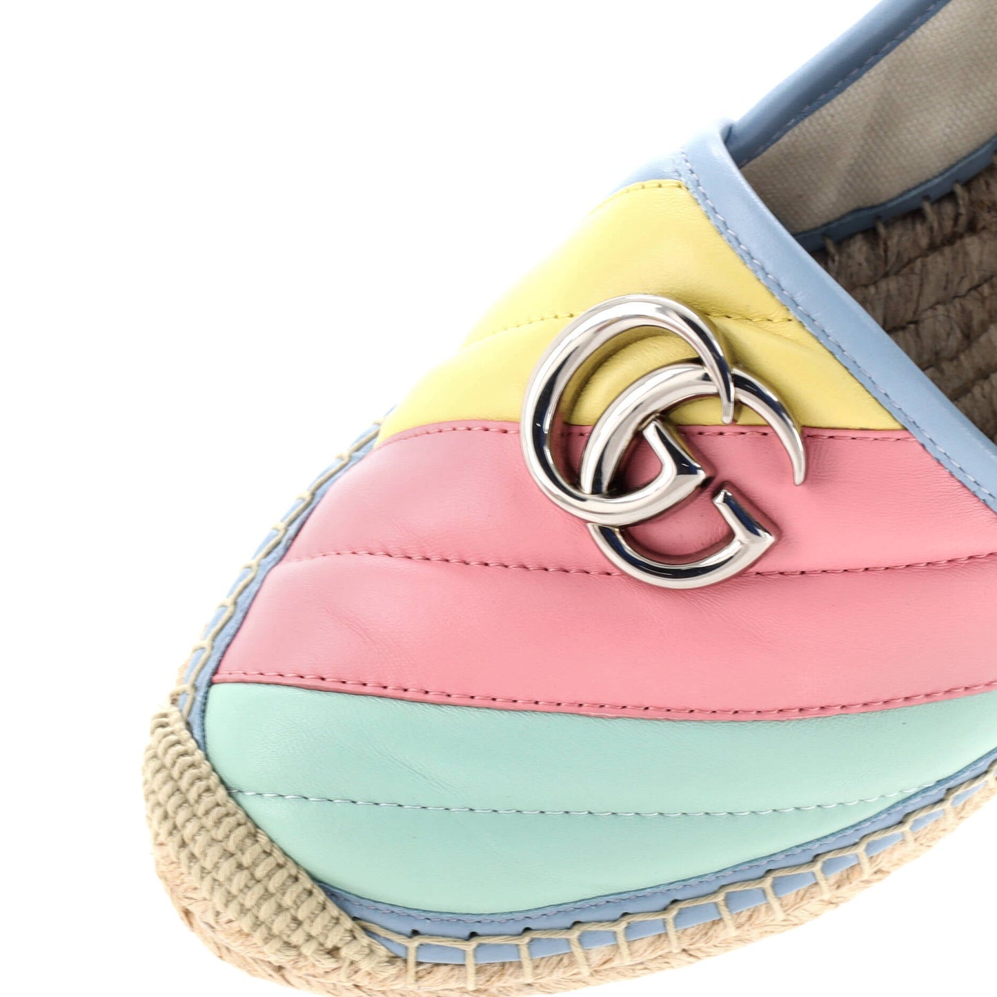 Women's GG Marmont Espadrilles Matelasse Leather