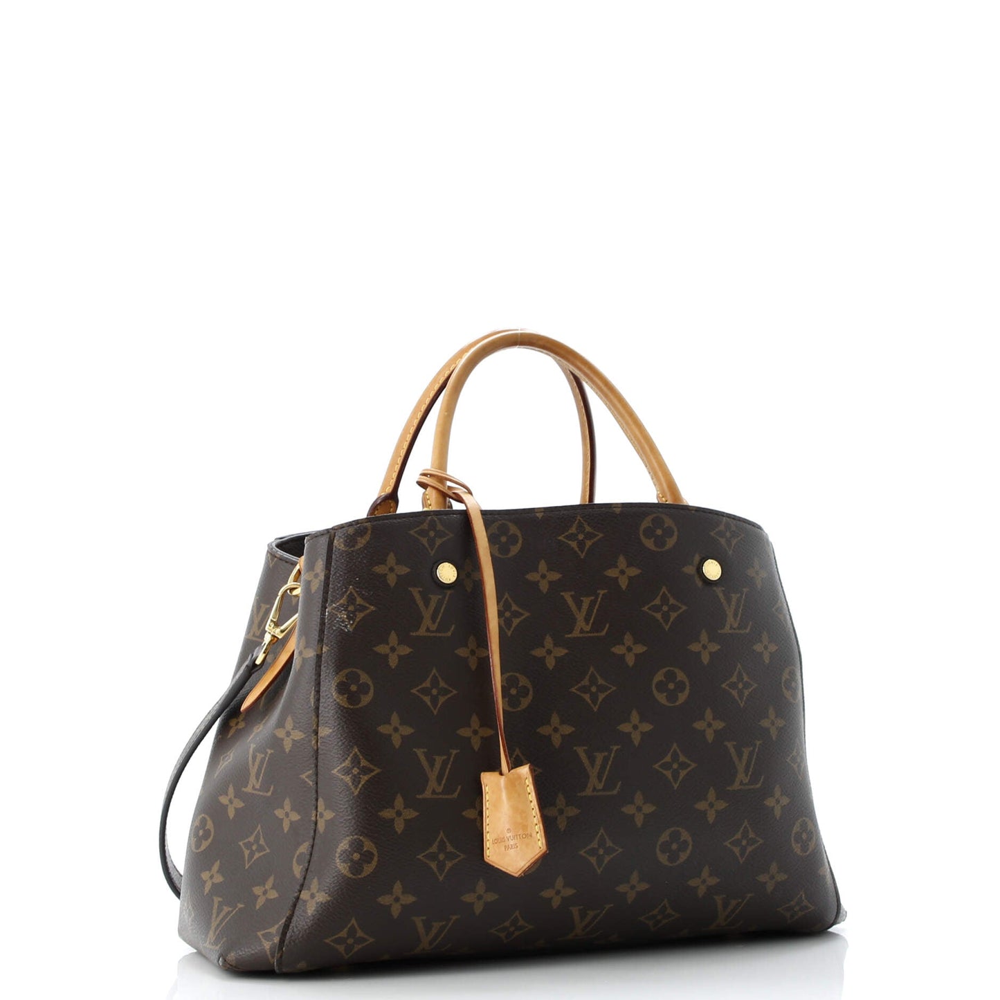 Montaigne Handbag Monogram Canvas MM