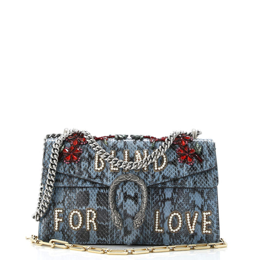 Dionysus Bag Embellished Python Small