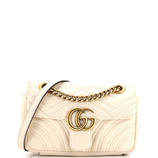 GG Marmont Flap Bag Matelasse Leather Mini