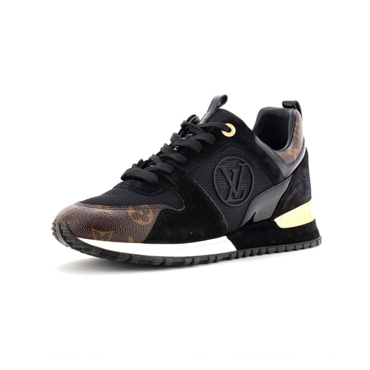 Women's Run Away Sneakers Mesh with Monogram Canvas and Suede