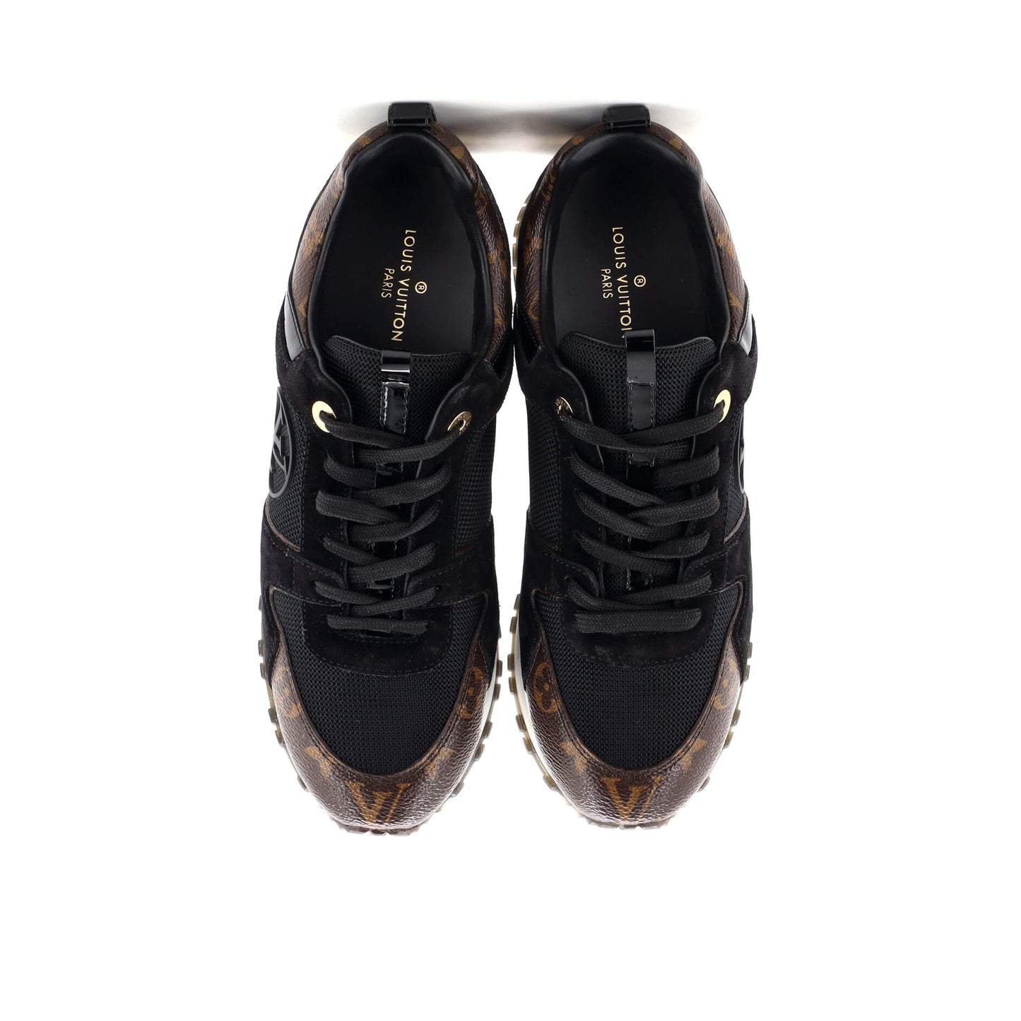 Women's Run Away Sneakers Mesh with Monogram Canvas and Suede