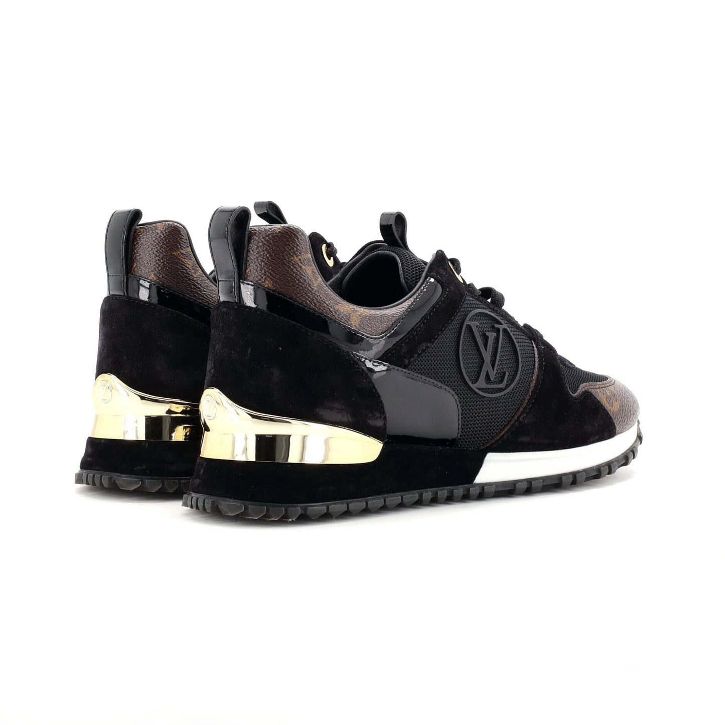 Women's Run Away Sneakers Mesh with Monogram Canvas and Suede