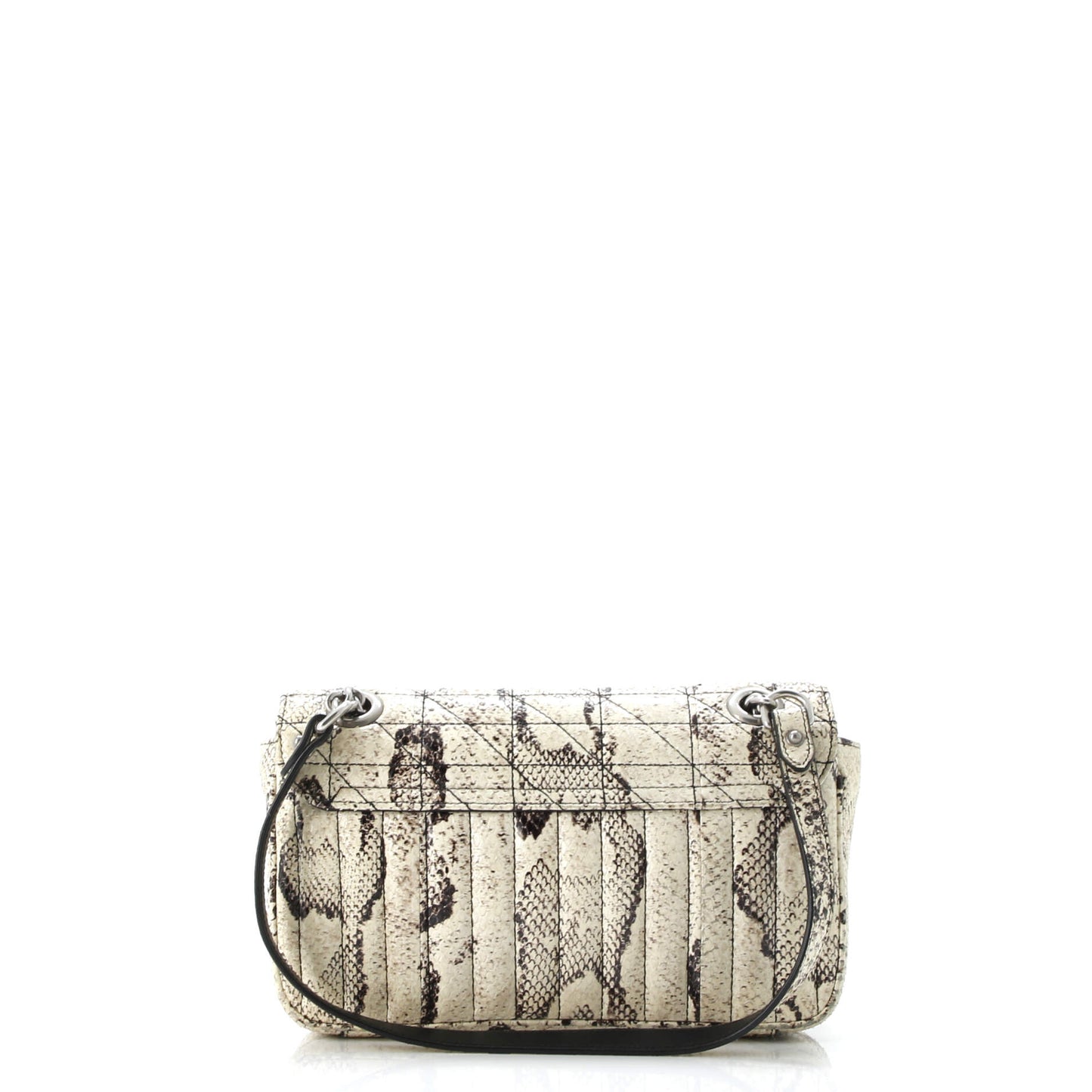 GG Marmont Flap Bag Matelasse Python Small