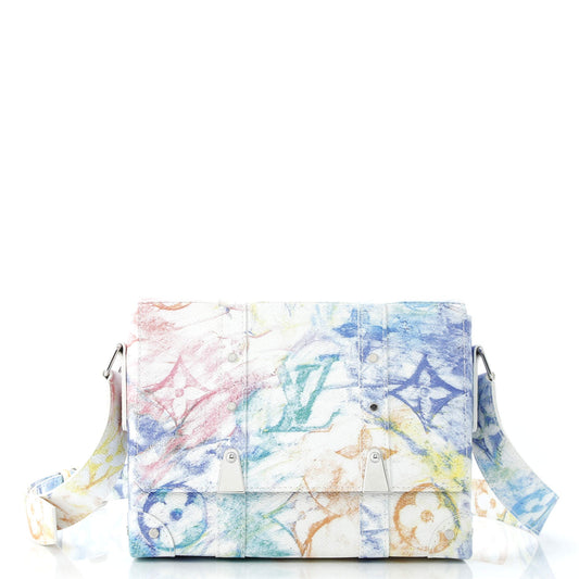 Trunk Messenger Bag Limited Edition Monogram Pastel Multicolor