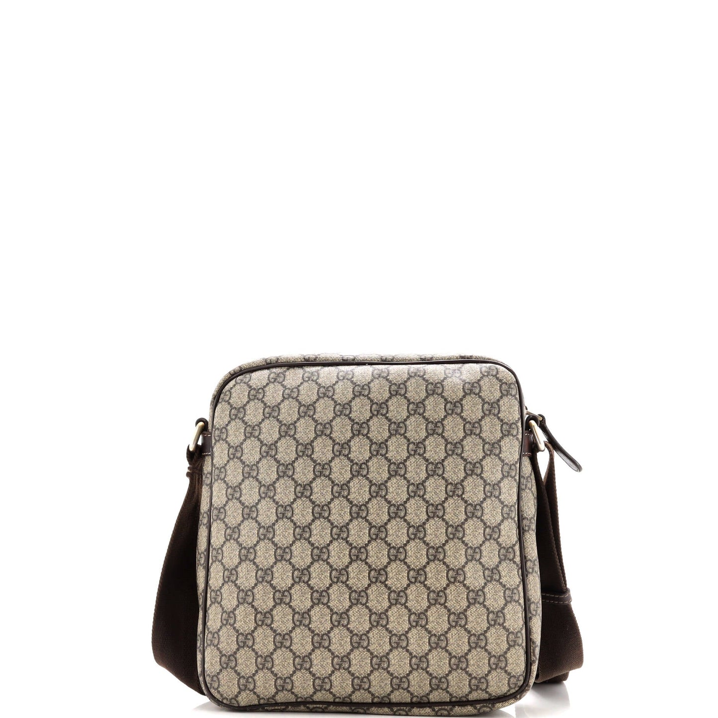 Front Zip Messenger GG Coated Canvas Medium