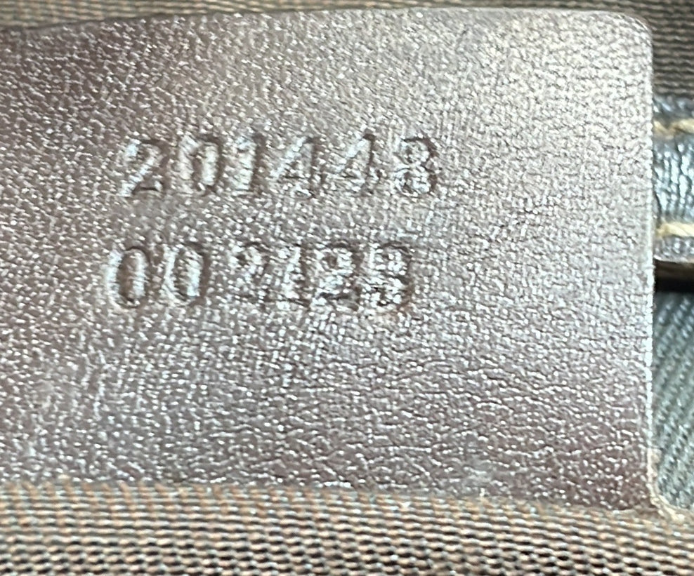 Front Zip Messenger GG Coated Canvas Medium