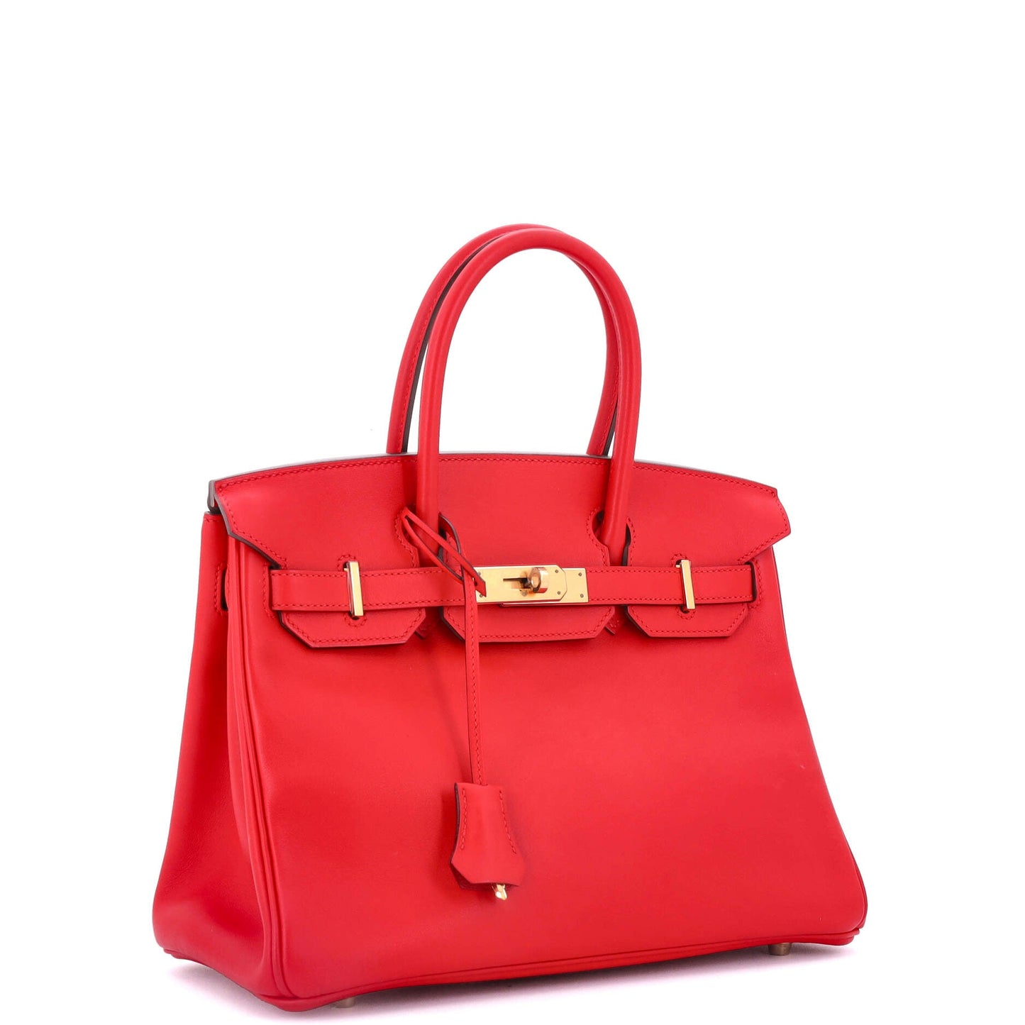 Birkin Handbag Rouge De Coeur Jonathan with Gold Hardware 30