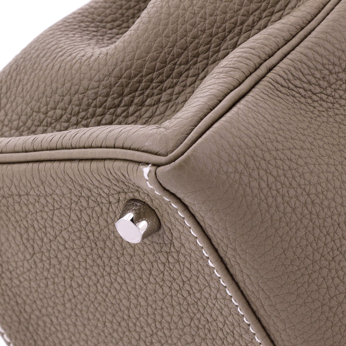 Kelly Handbag Grey Togo with Palladium Hardware 28