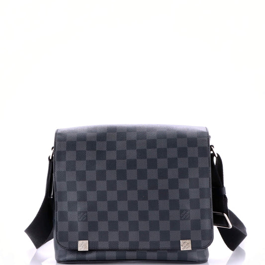 District NM Messenger Bag Damier Graphite PM