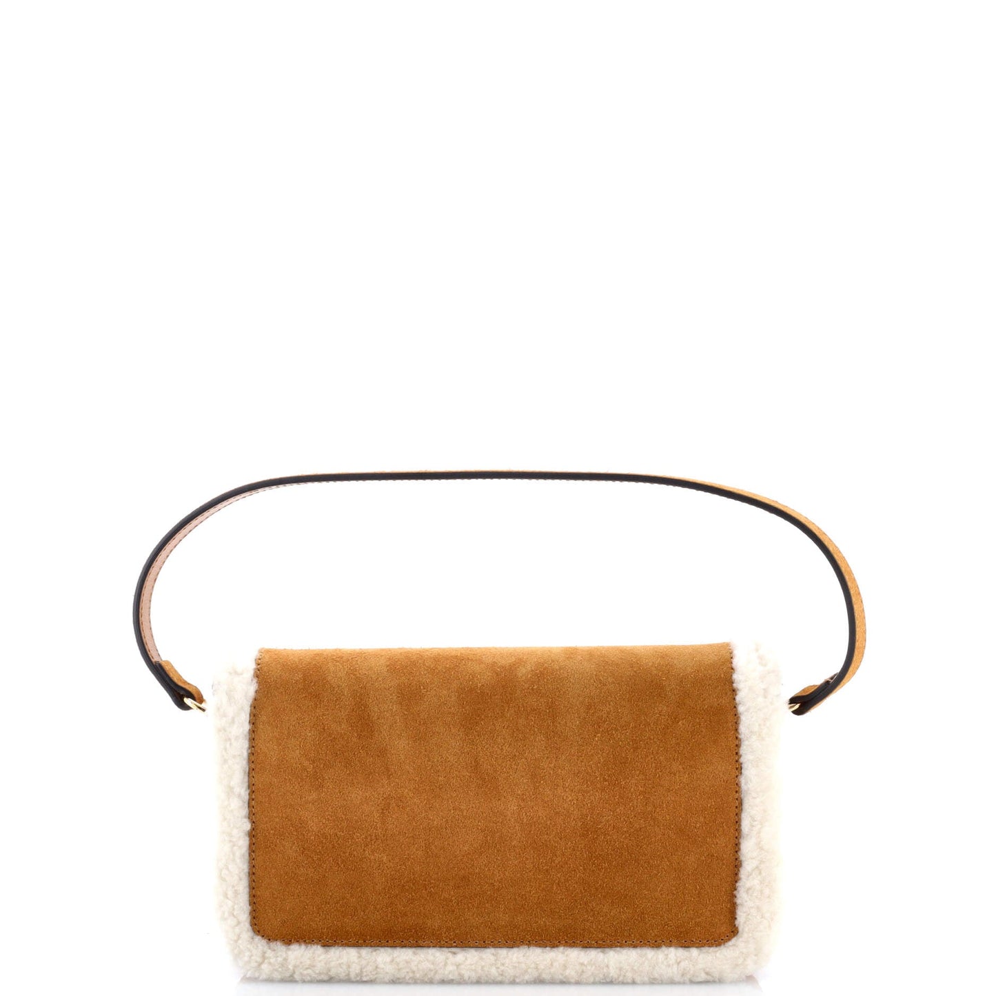Horsebit 1955 Shoulder Bag Suede with Shearling Mini
