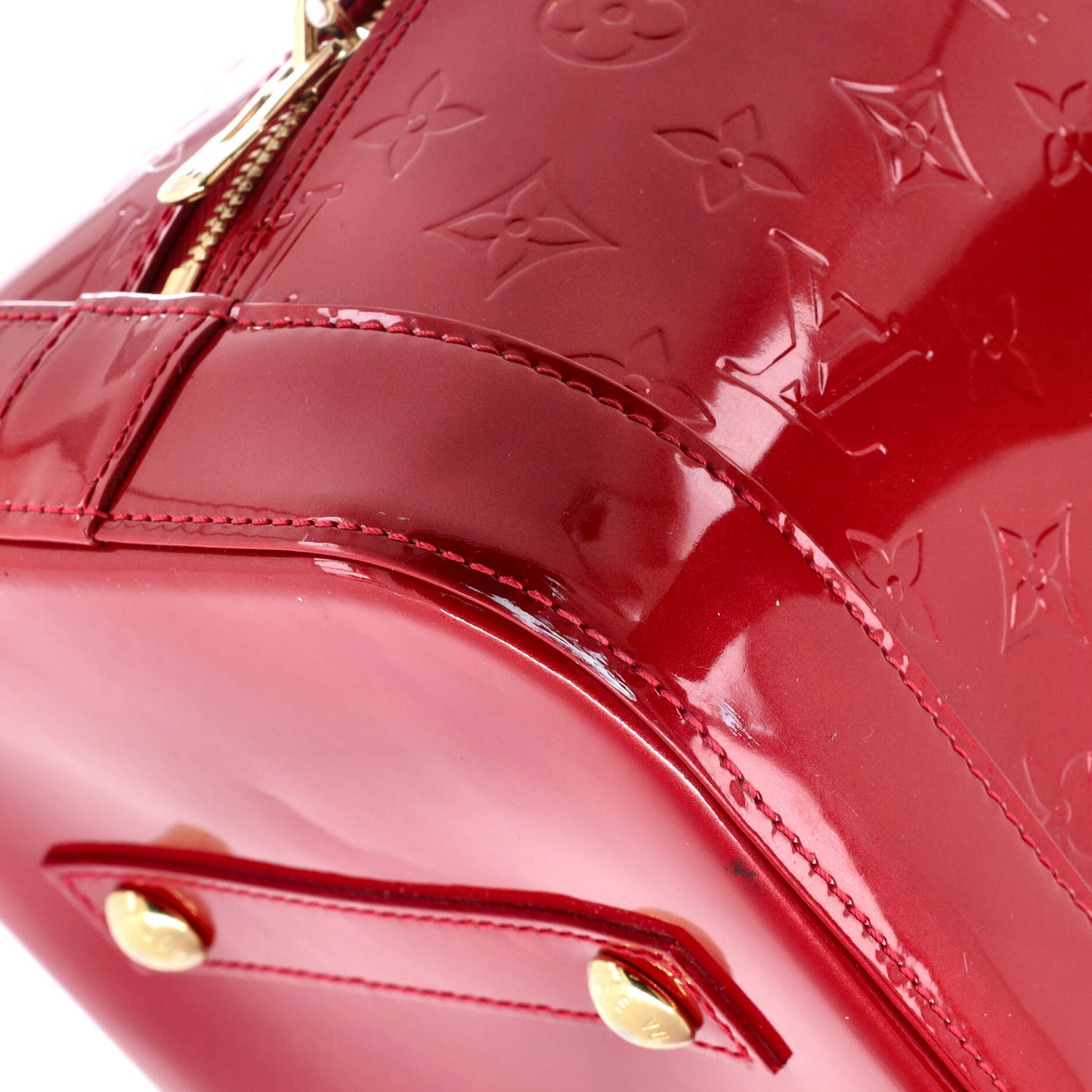 Alma Handbag Monogram Vernis GM