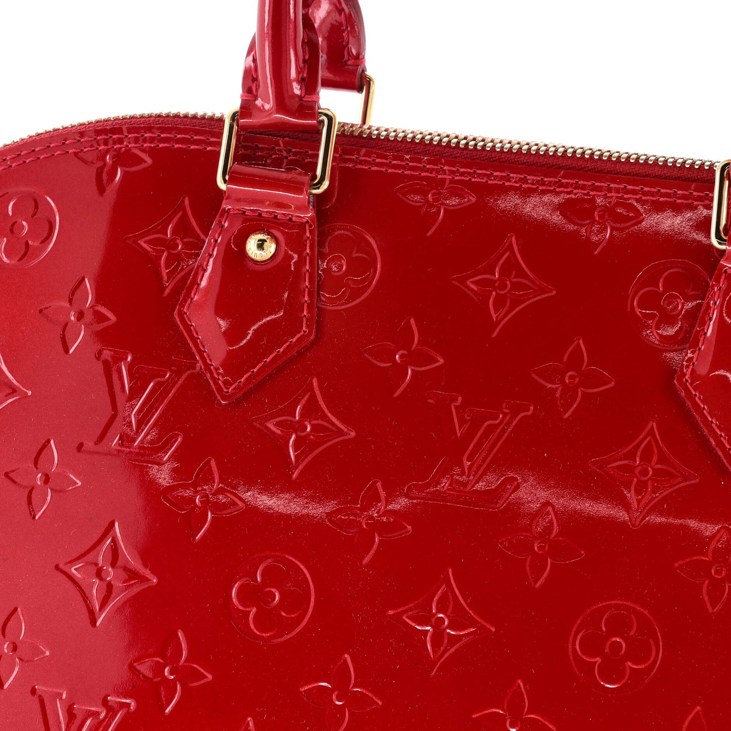 Alma Handbag Monogram Vernis GM