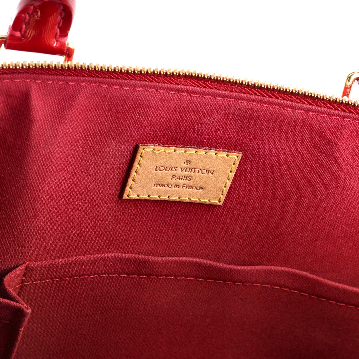 Alma Handbag Monogram Vernis GM