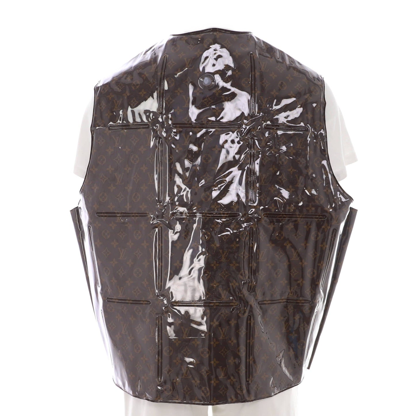 Men's Inflatable Zip Vest Monogram PVC