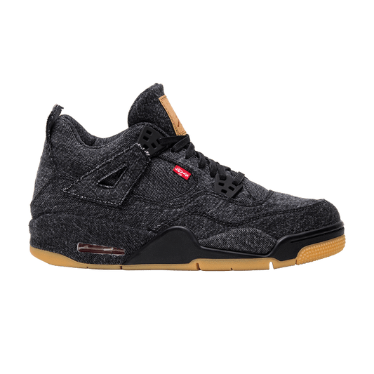 Jordan 4 Retro Levi's Black (GS) (Levi's Tag)