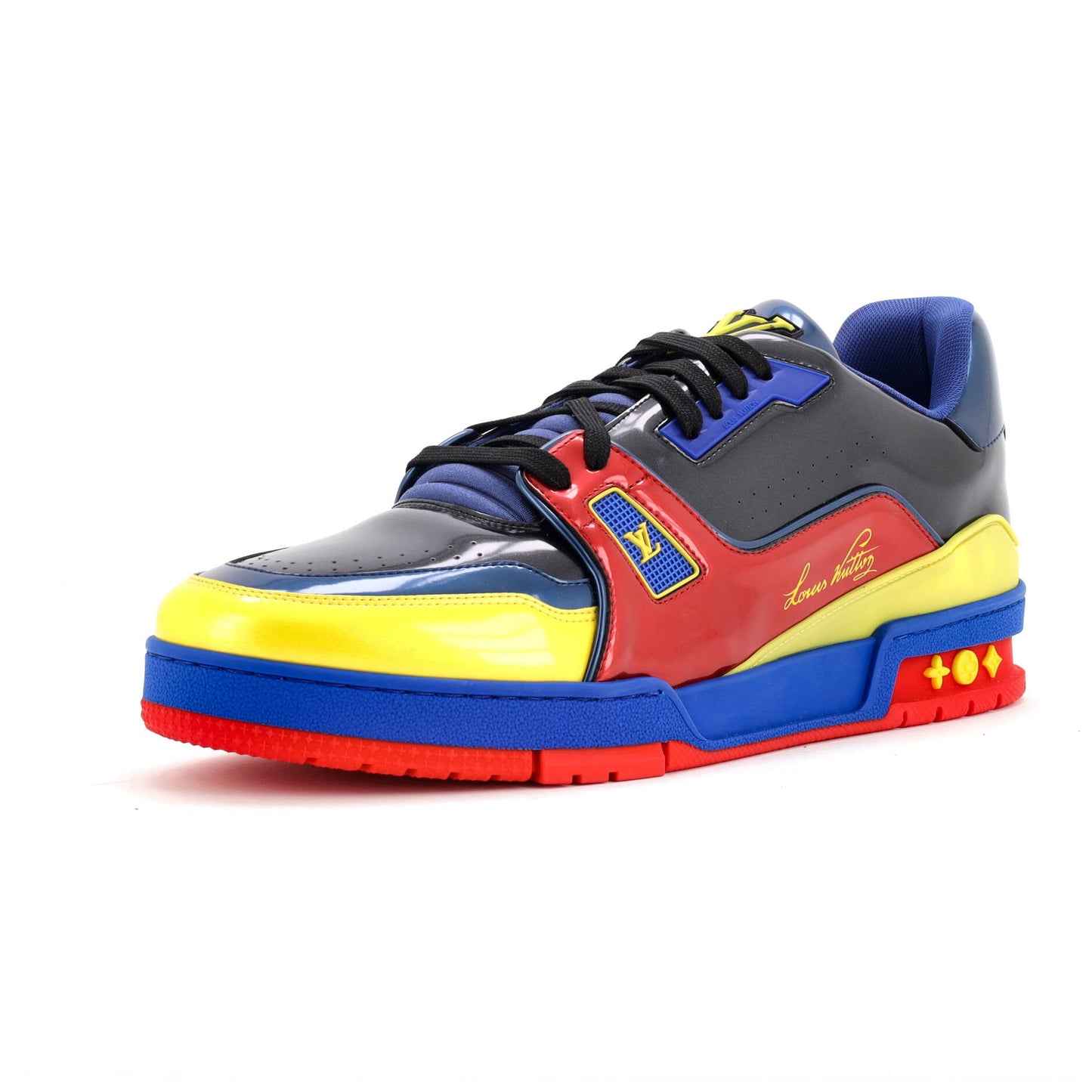 Men's LV Trainer Sneakers Patent