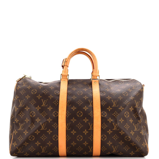 Keepall Bandouliere Bag Monogram Canvas 45
