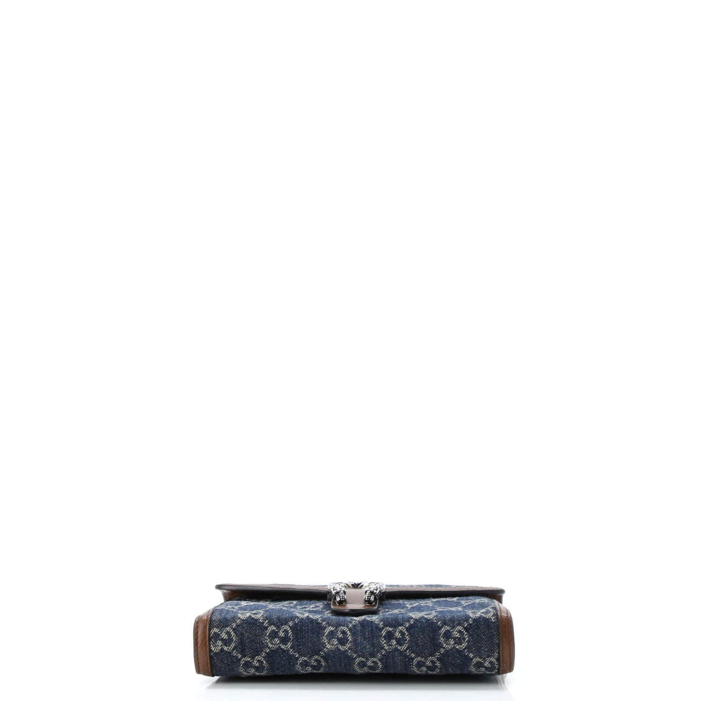 Dionysus Chain Wallet GG Denim Small
