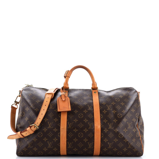 Keepall Bandouliere Bag Monogram Canvas 50
