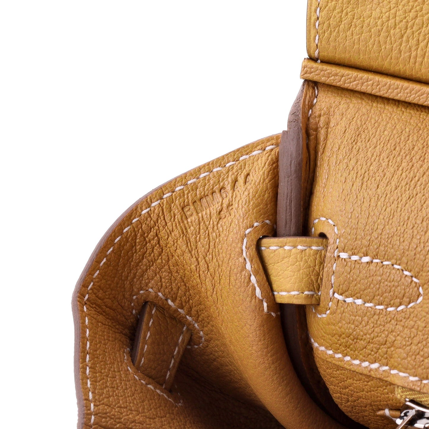 Birkin Handbag Natural Sable Clemence with Palladium Hardware 25