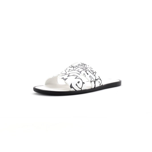 Men's Izmir Slide Sandals Printed Leather