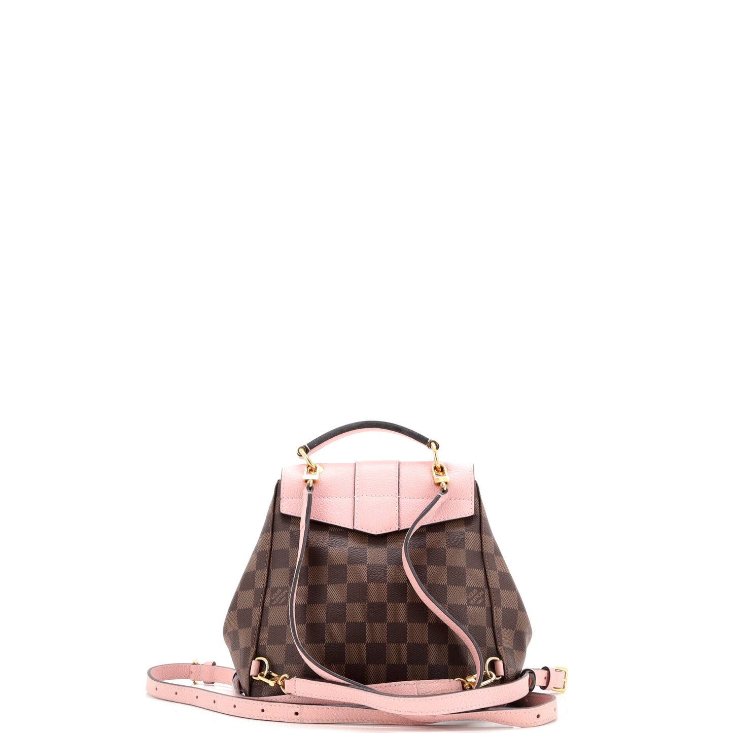 Clapton Backpack Damier and Leather