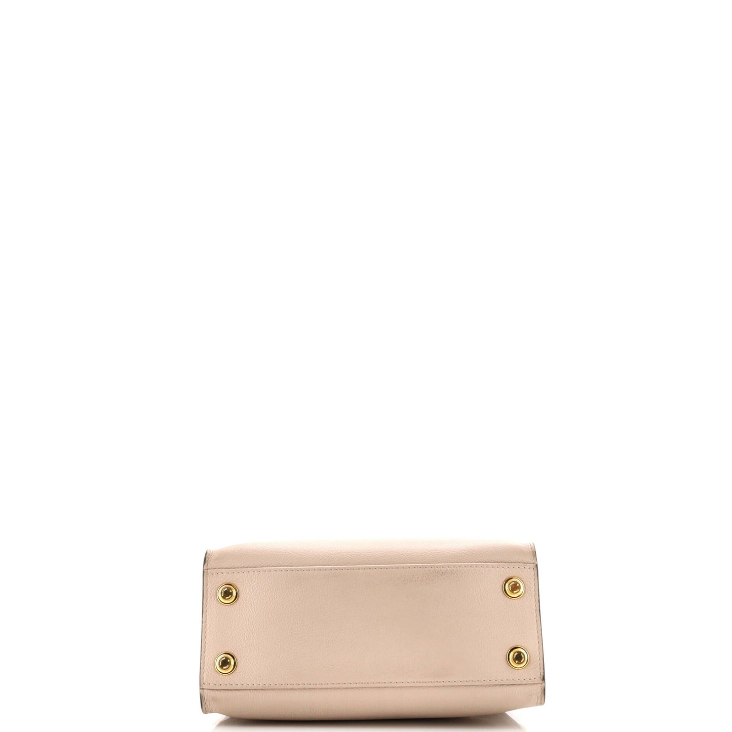 On My Side Tote Leather with Monogram Canvas PM