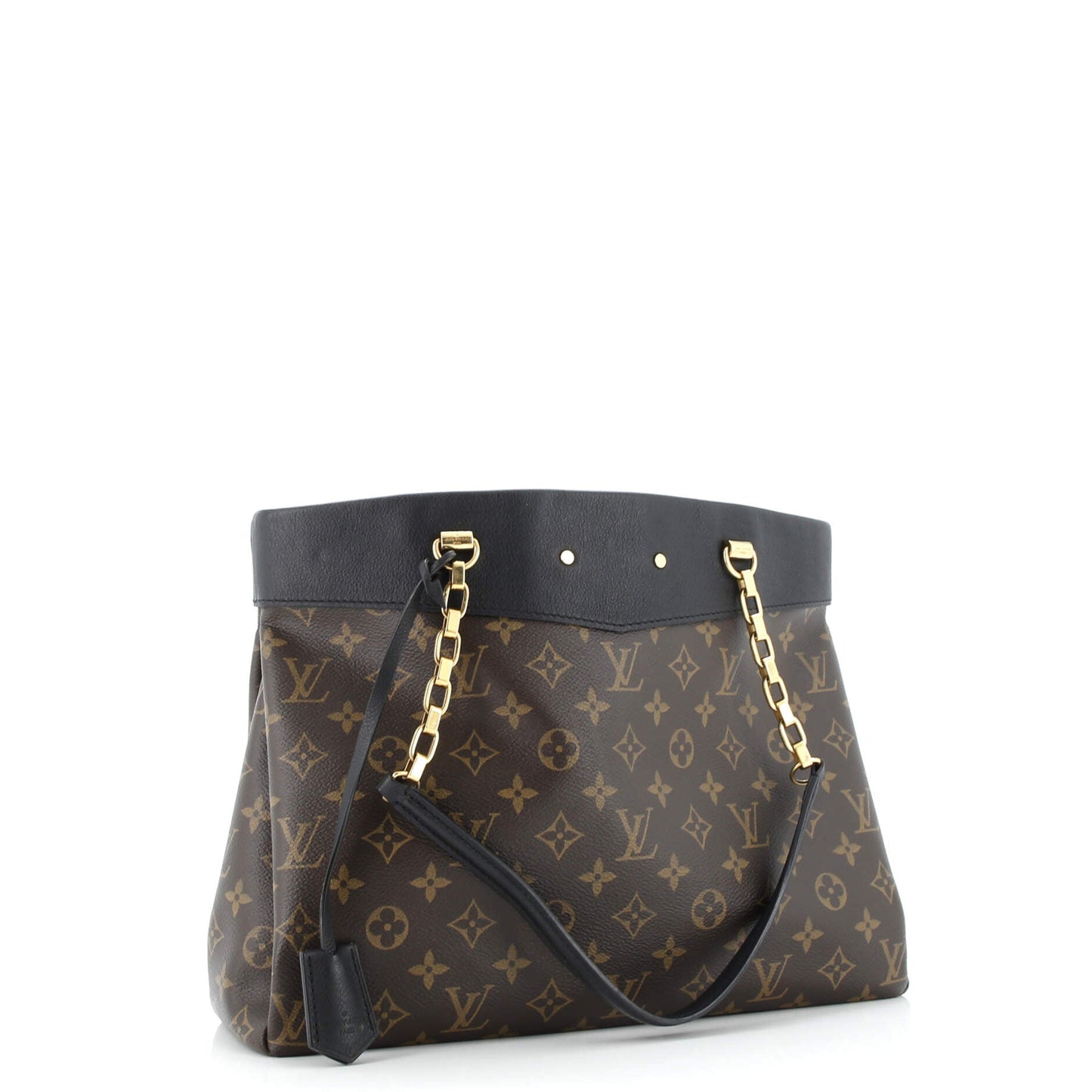 Pallas Shopper Monogram Canvas and Calfskin